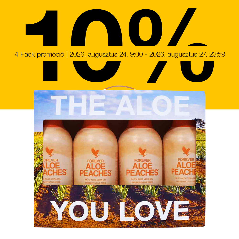 4 Pack Aloe Peaches -10% Promo